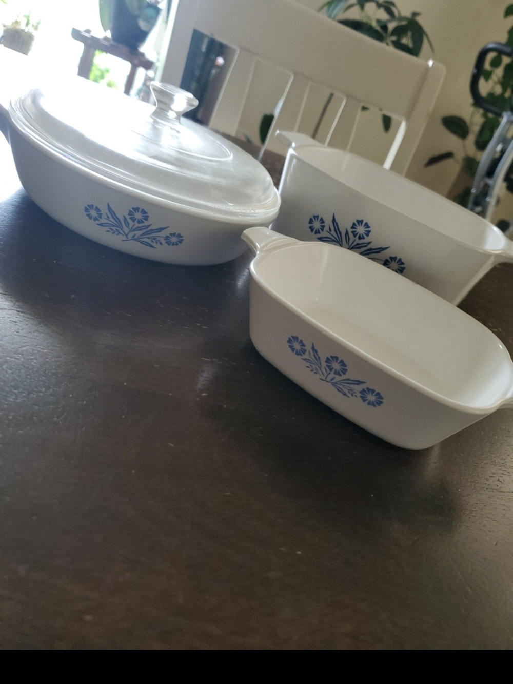 Blue Cornflower Dish Set